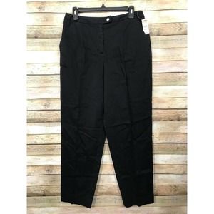 Talbots Black Stretch Straight Leg Dress Pants